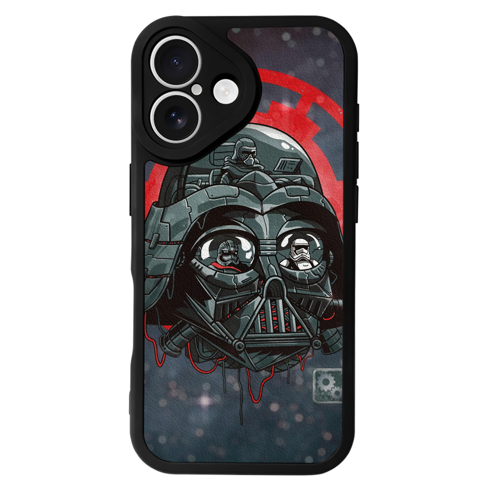 （画像用） スター・ウォーズ Star Wars 【iPhone 16シリーズ対応】シリコンスマホケース（レザー調） 材質：シリコン